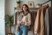 Trouver son style vestimentaire : les clés pour y parvenir ! Jeune femme stylée choisissant une tenue dans une boutique